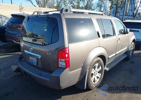 2008 Nissan Pathfinder Le from USA, damaged, VIN 5N1AR18U98C608600